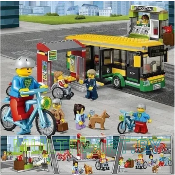 Конструктор King Town A19079 Автобусная остановка картинка 2